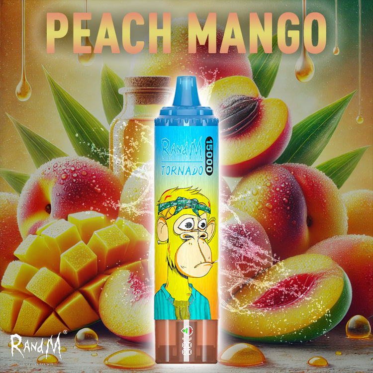 RandM Tornado Vape 15000- Peach Mango