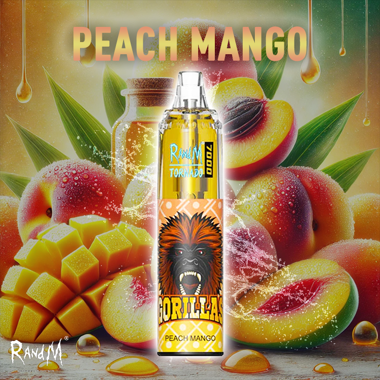 RandM Tornado Vape 7000- Peach Mango