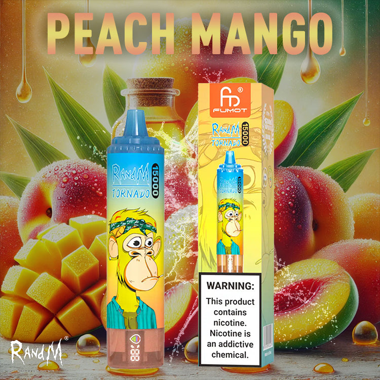 RandM Tornado Vape 15000- Peach Mango