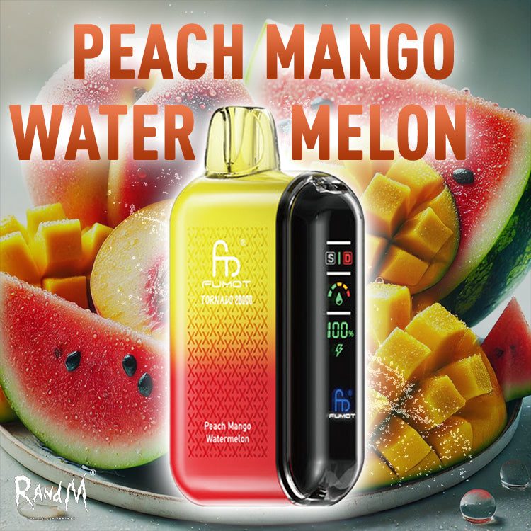 RandM Tornado Vape 20000- Peach Mango Watermelon