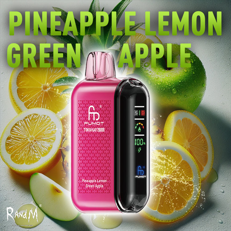 RandM Tornado Vape 20000- Pineapple Lemon Green Apple