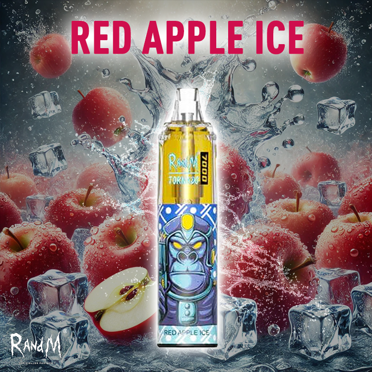 RandM Tornado Vape 7000- Red Apple Ice