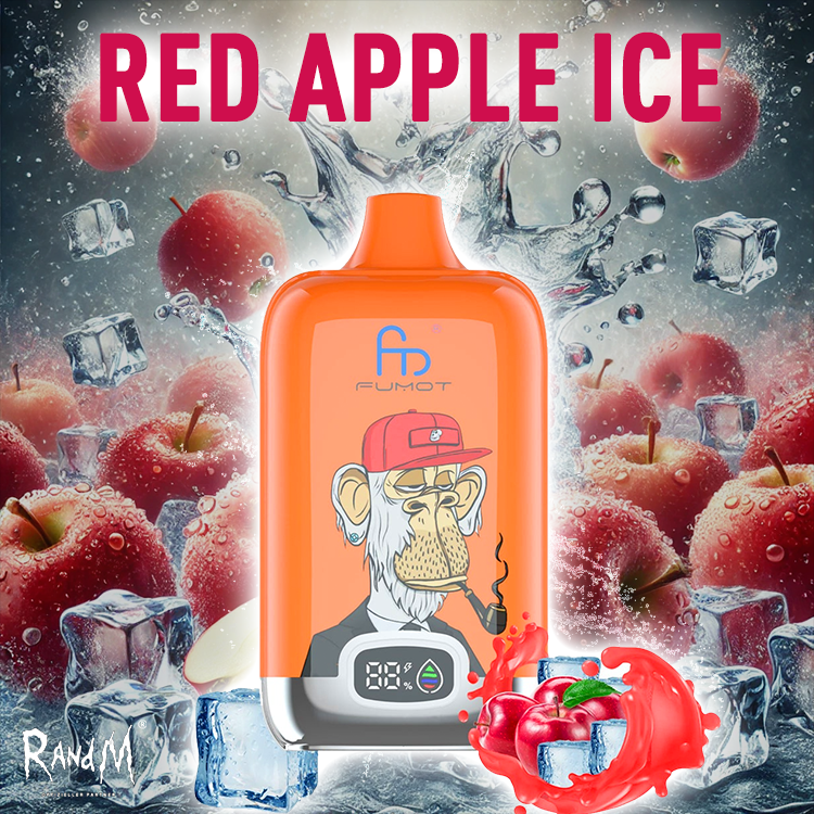 RandM Digital Box Vape 120000- Red Apple Ice