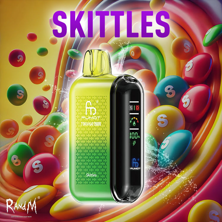 RandM Tornado Vape 20000- Skittles