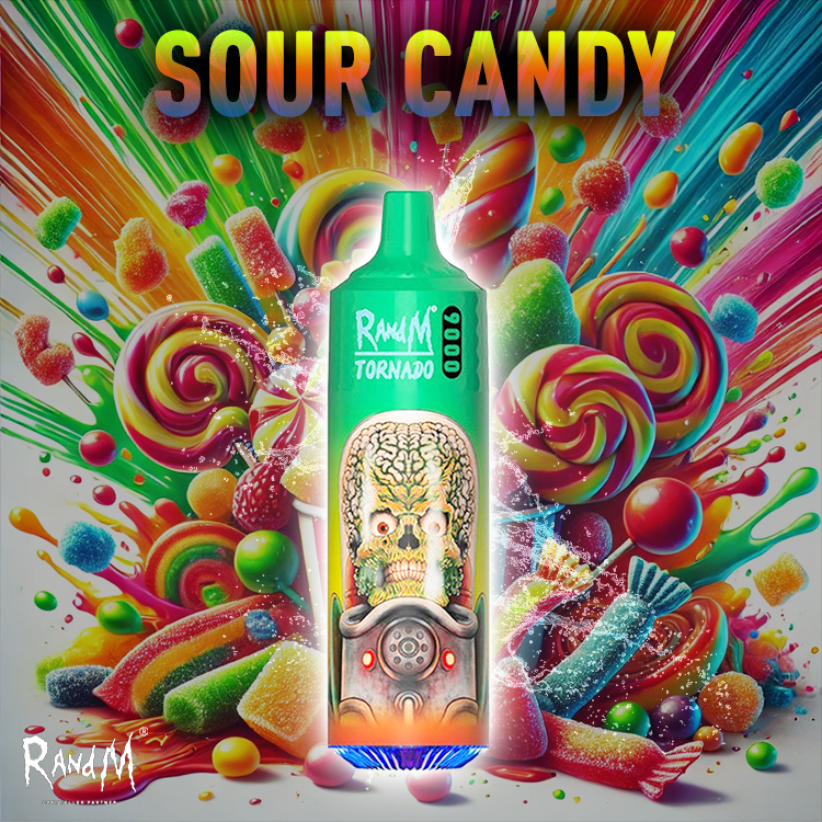 RandM Tornado Vape 9000- Sour Candy