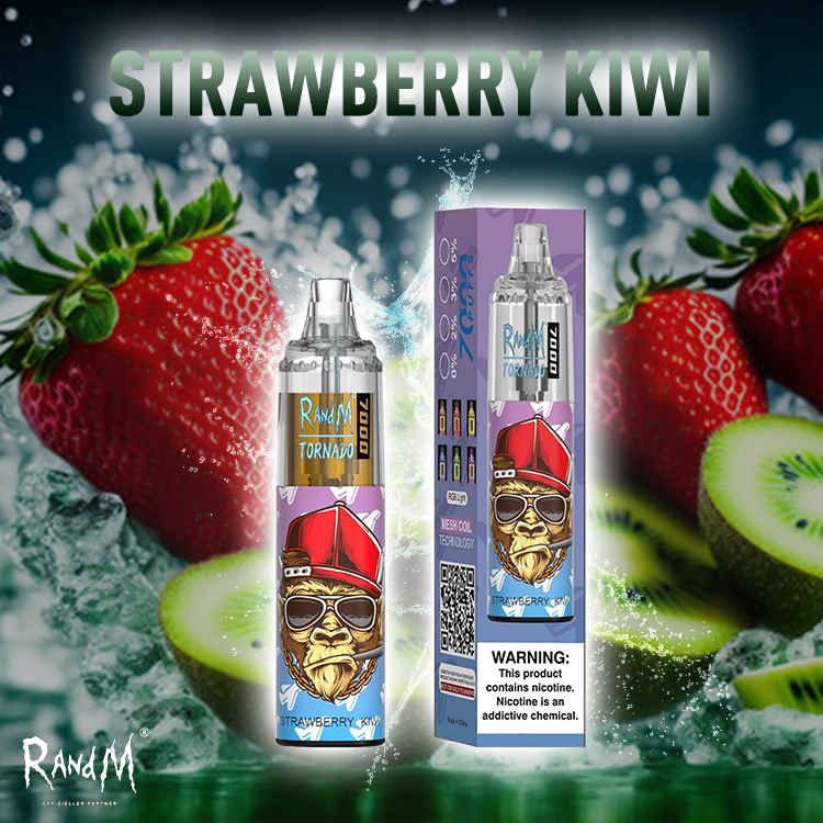 RandM Tornado Vape 7000- Strawberry Kiwi