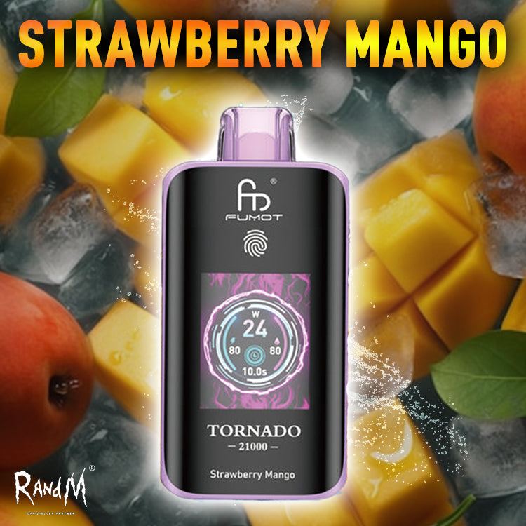 RandM Tornado Vape 25000- Strawberry Mango