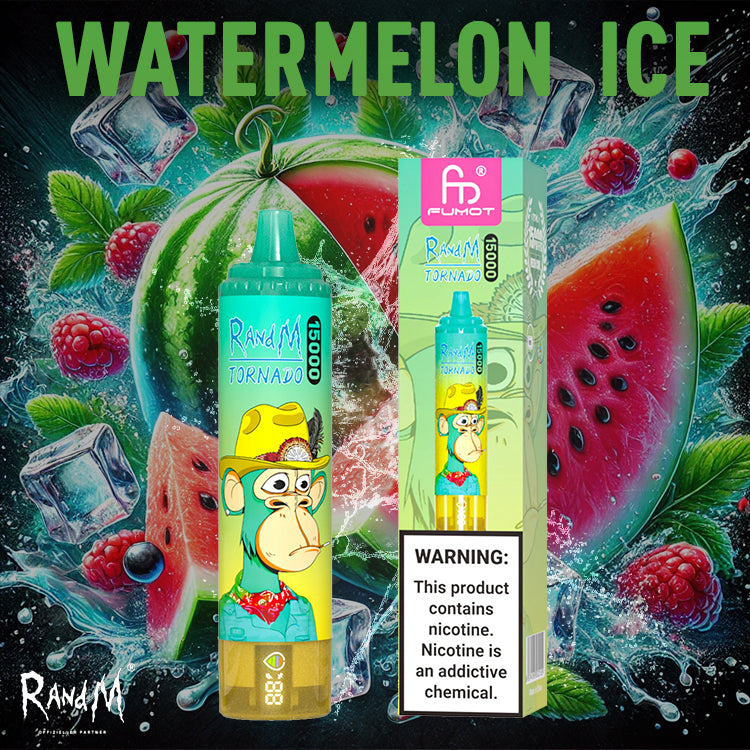 RandM Tornado Vape 15000- Watermelon Ice